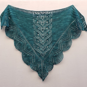 Knitting pattern: Shawl (&quot;Minerva)&quot; (PDF)