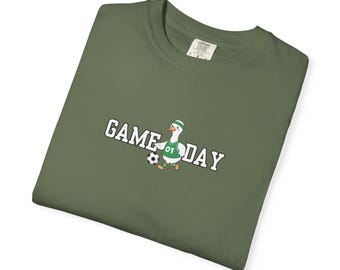 Game Day Soccer T-shirt | Silly Goose Soccer Tee | Comfort Colors Shirt