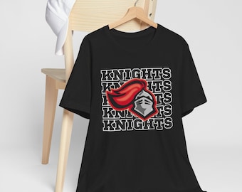 Knights T-Shirt | Team Mascot Tee | Bella & Canvas Shirt
