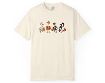 Halloween T-Shirt | Spooky Silly Goose Shirt | Comfort Colors Tee
