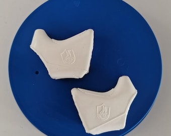 Campagnolo c-Aufzeichnung Hauben weiße Dreieck erste Generation Hebel Cobalto