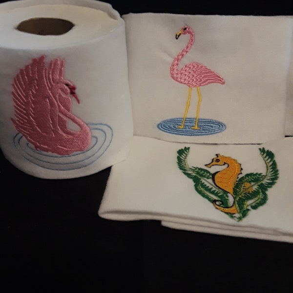 Reusable toilet paper roll covers, Please choose preferred design.