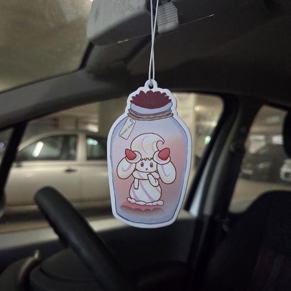 Ambientador para coche con terrario "Dulce Trato" de Alcremie