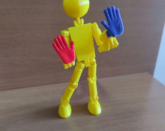 Player 3D Printed Action Figure inspired poppy playtime