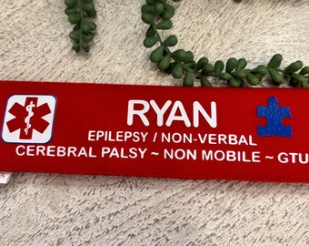 Medical Alert Seat Belt Cover: Special Needs Car Accessory