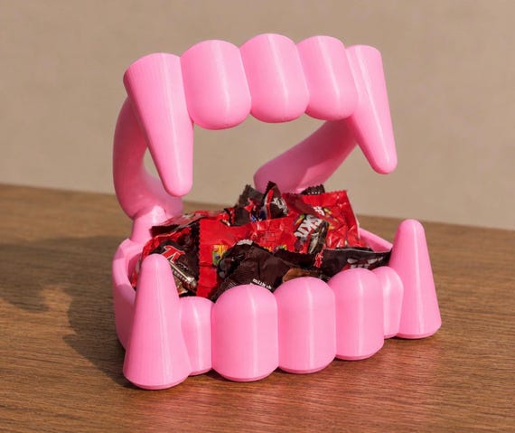 Vampire Teeth Candy Bowl