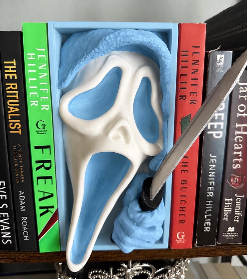 Ghostface Book Nook Blue