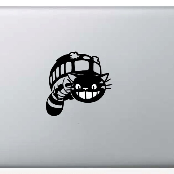 Autocollant de vinyle de Totoro chat Bus