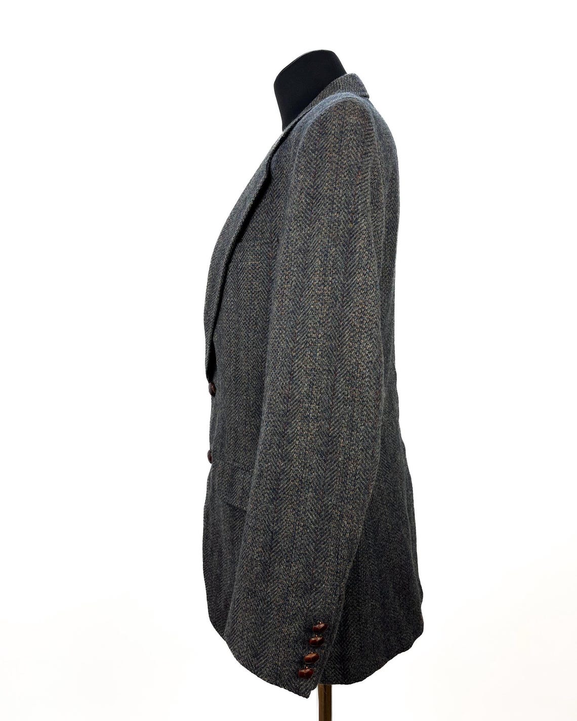 Vintage Tweed Herringbone Blazer Union Made USA | Nate’s Clothing Minneapolis | Sheldon Towne | Wool Sport Coat, Foto 4 von 5