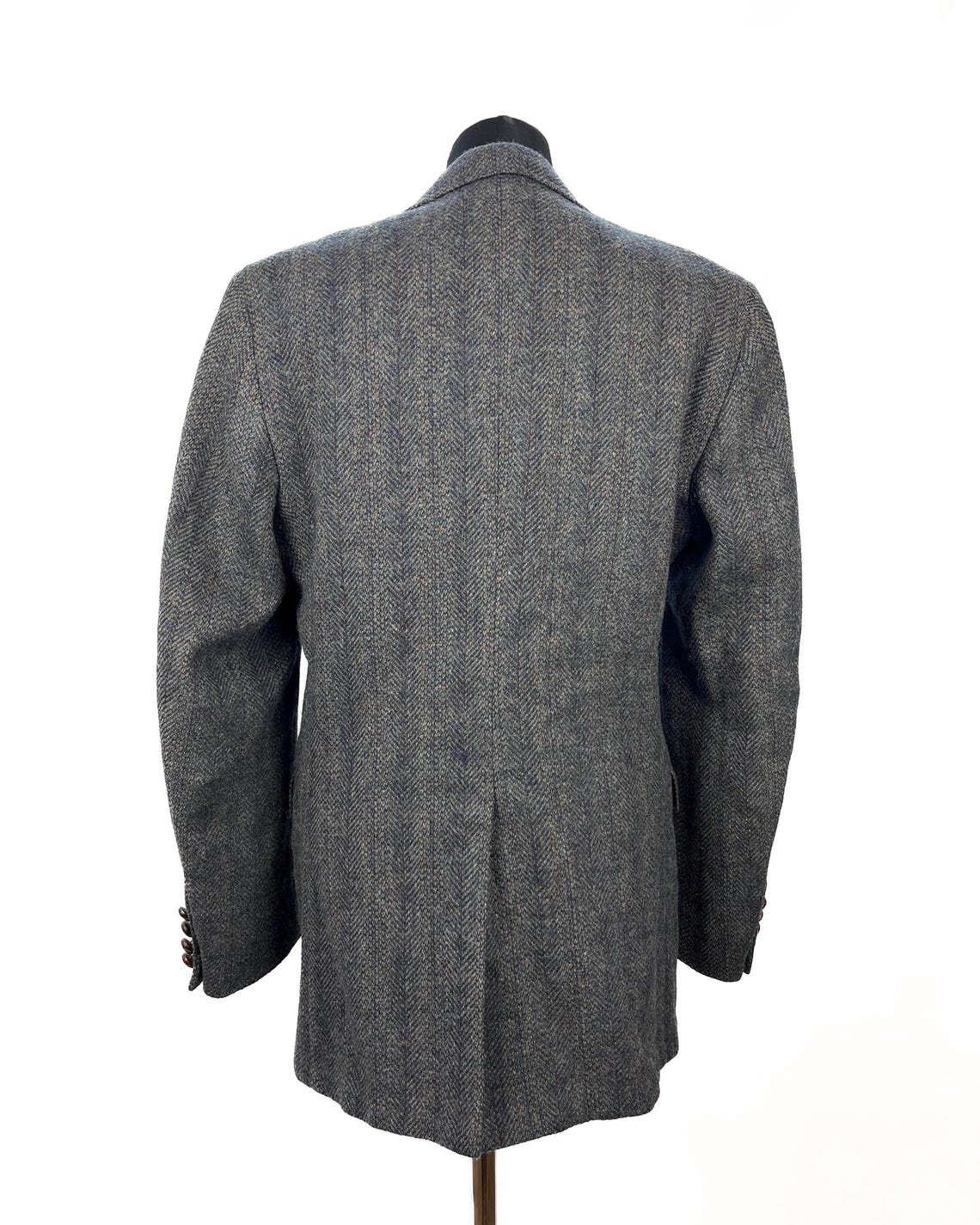 Vintage Tweed Herringbone Blazer Union Made USA | Nate’s Clothing Minneapolis | Sheldon Towne | Wool Sport Coat, Foto 3 von 5