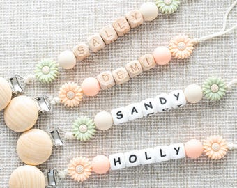 Custom Pacifier Clip | Baby Soother Dummy Chain | Infant Paci Holder