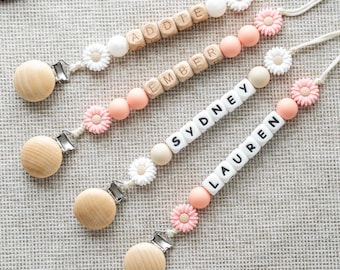 Custom Pacifier Clip | Baby Soother Dummy Chain | Infant Paci Holder