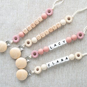 Custom Pacifier Clip | Baby Soother Dummy Chain | Infant Paci Holder
