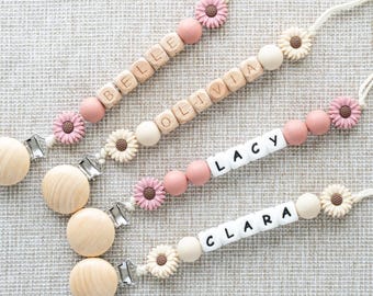 Custom Pacifier Clip | Baby Soother Dummy Chain | Infant Paci Holder