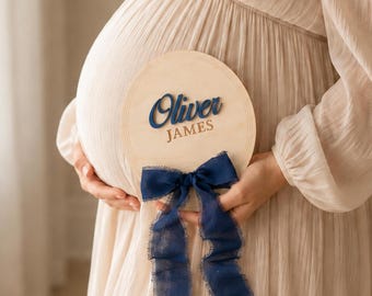 Baby Name Announcement Plaque, Birth Stat Sign, Hospital Announcement Sign, Wooden Name Plaque, Custom Newborn Keepsake
