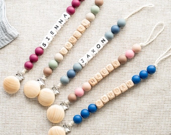 Custom Pacifier Clip | Baby Soother Dummy Chain | Infant Paci Holder