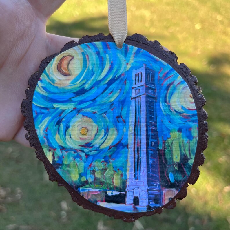 Starry Night in Durham Raleigh ASU NC State Cardinals Krispy Christmas