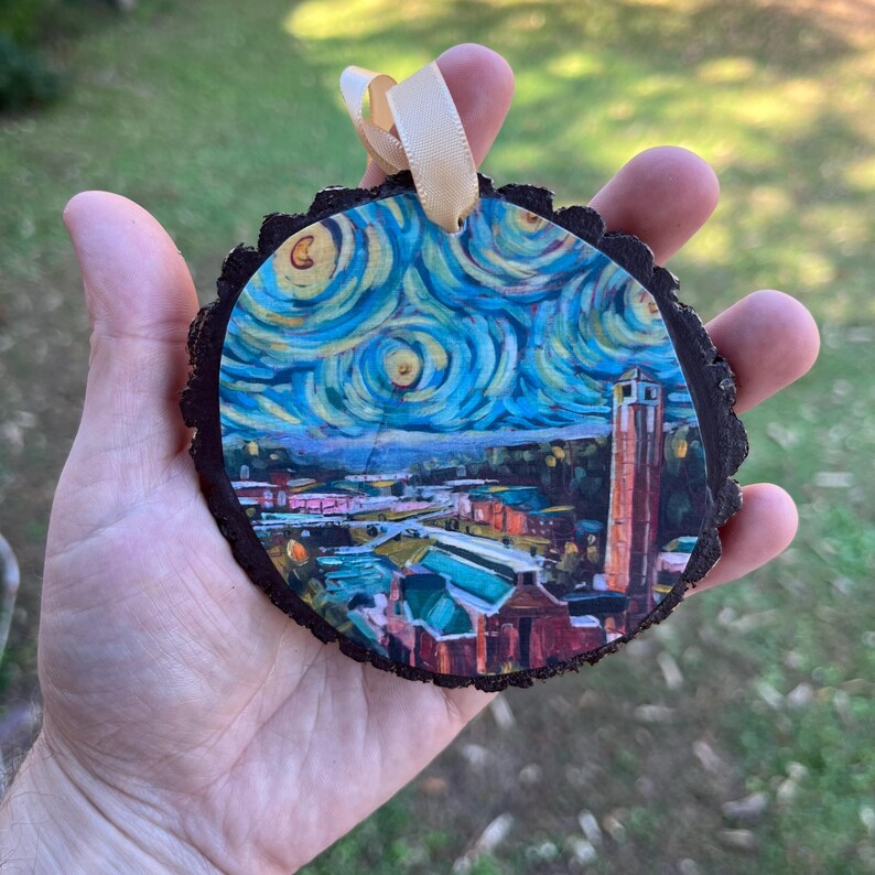 Starry Night in Durham Raleigh ASU NC State Cardinals Krispy Christmas