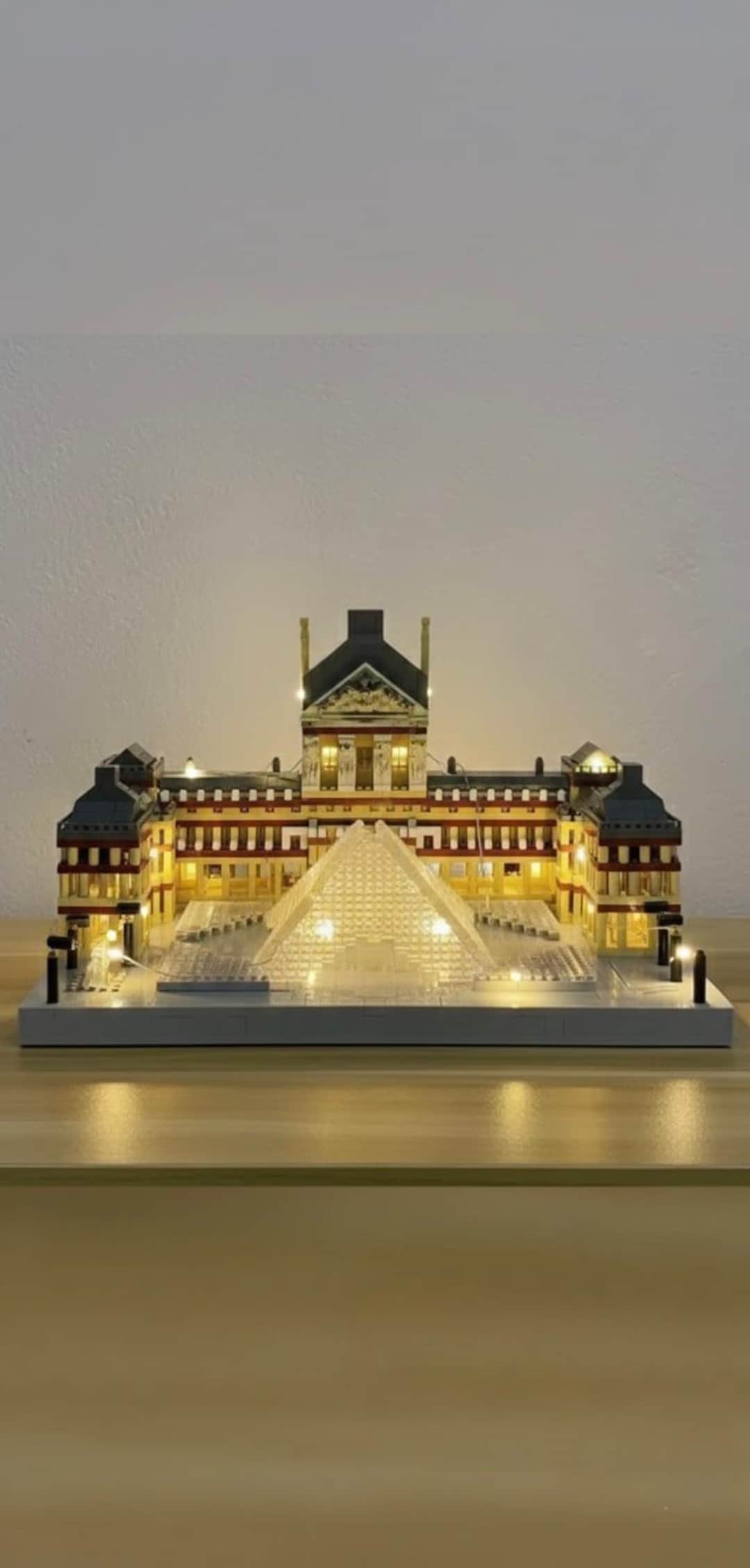 Landmarks Using Blocks LED Paris Landmark Building Blocks Set, Illuminated Mini Architecture ...