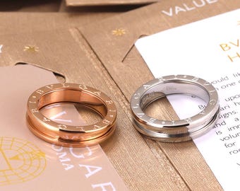 925 Silber Rose Gold vergoldet minimalistisch Ring, Designer Damen Ring, Geschenk für Frau, edler Schmuck