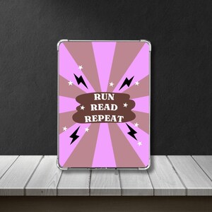 Inserción Kindle Run Read Repeat / Regalos para amantes de los libros / Regalos para corredores y lectores / Descarga digital