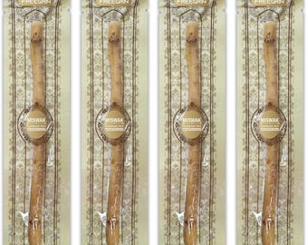 Natural Miswak Toothbrush Sticks - Traditional Sewak, Oral Care (Pack of 4)