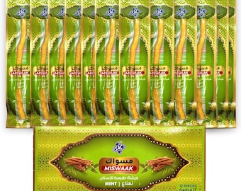Mint Miswak Toothbrush Sticks – Natural Oral Care, Fresh Breath