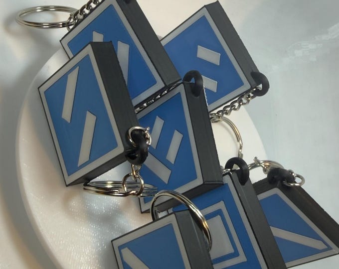 EL Signal Keyring – German Railway Signal – 3D Printed Railway Gift for Train Drivers & Railway Fans EL1 - EL6