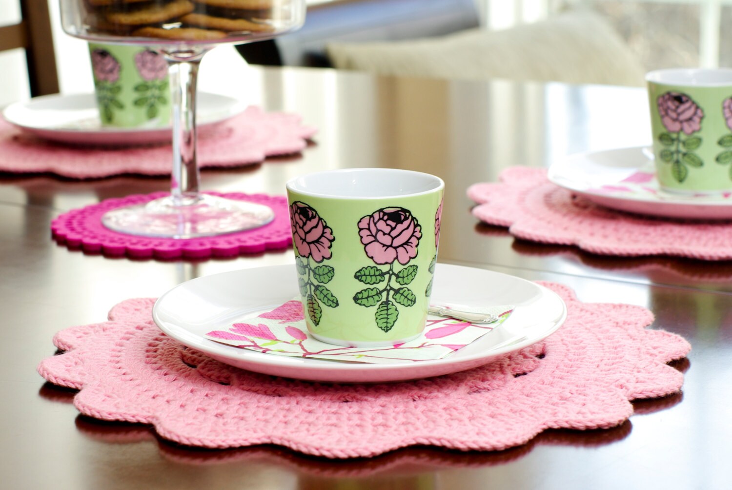 Crochet Placemat Pattern alicia Placemats PDF Etsy Canada