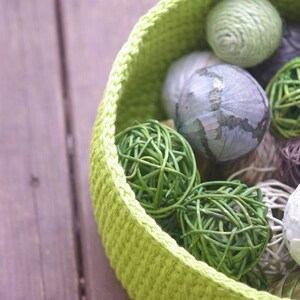 Crochet Basket Pattern - Round Crochet Basket - Medium - PDF - Etsy