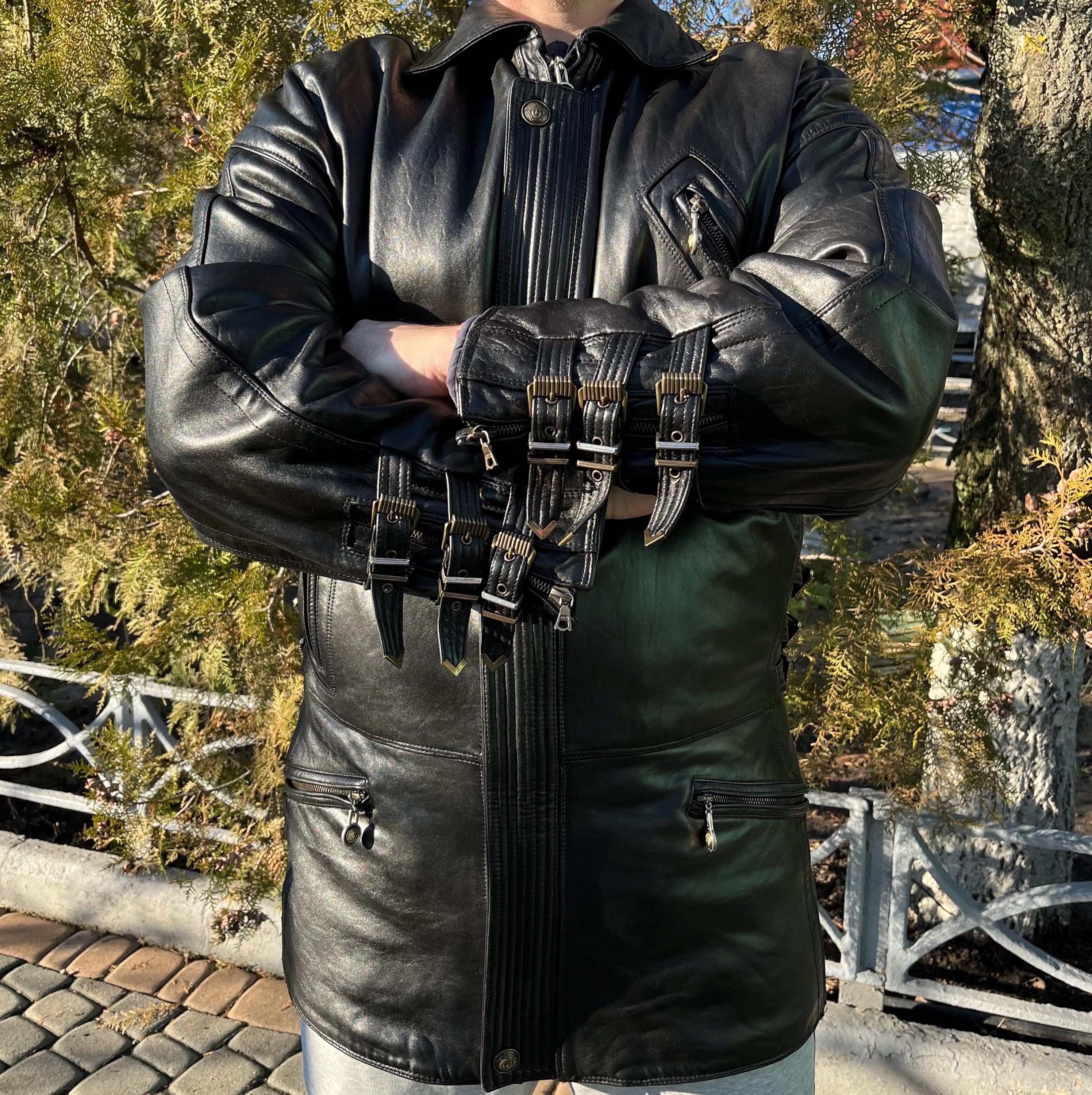 Gianni Versace Leather Jacket - Etsy Canada