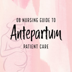 Nursing Management of Pregnancy— OB Nursing Guide to the Antepartum Patient