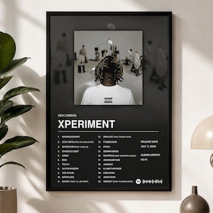 Ken Carson Album Poster Bundle | A Great Chaos, More Chaos, X, Project X & Xperiment | Printable Wall Art
