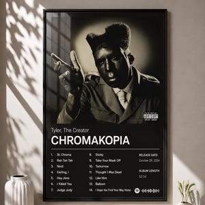 Tyler the Creator Chromakopia Poster - Etsy