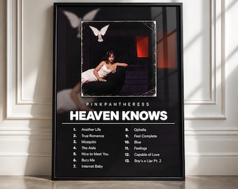 Pink Pantheress Set Of 5 Posters | Fancy Some More, Fancy That, Heaven Knows, To Hell With It, To Hell With It Remixes | Printable Wall Art
