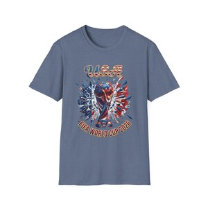 Camiseta de la selección de fútbol de EE. UU. para la Copa Mundial de 2026 / Camiseta de fútbol USMNT con arte cinético imagen 12