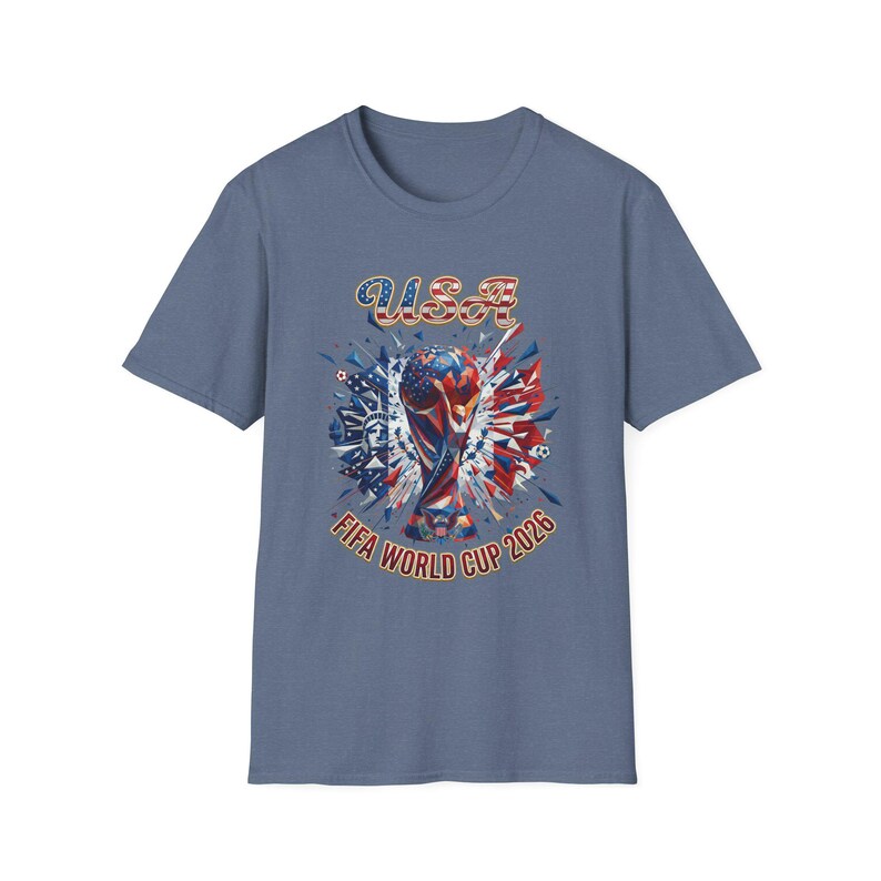 Camiseta de la selección de fútbol de EE. UU. para la Copa Mundial de 2026 / Camiseta de fútbol USMNT con arte cinético imagen 12