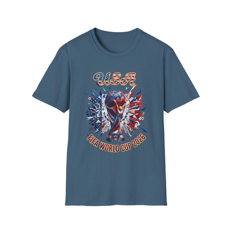 Camiseta de la selección de fútbol de EE. UU. para la Copa Mundial de 2026 / Camiseta de fútbol USMNT con arte cinético imagen 13