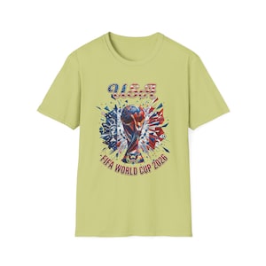 Camiseta de la selección de fútbol de EE. UU. para la Copa Mundial de 2026 / Camiseta de fútbol USMNT con arte cinético imagen 7
