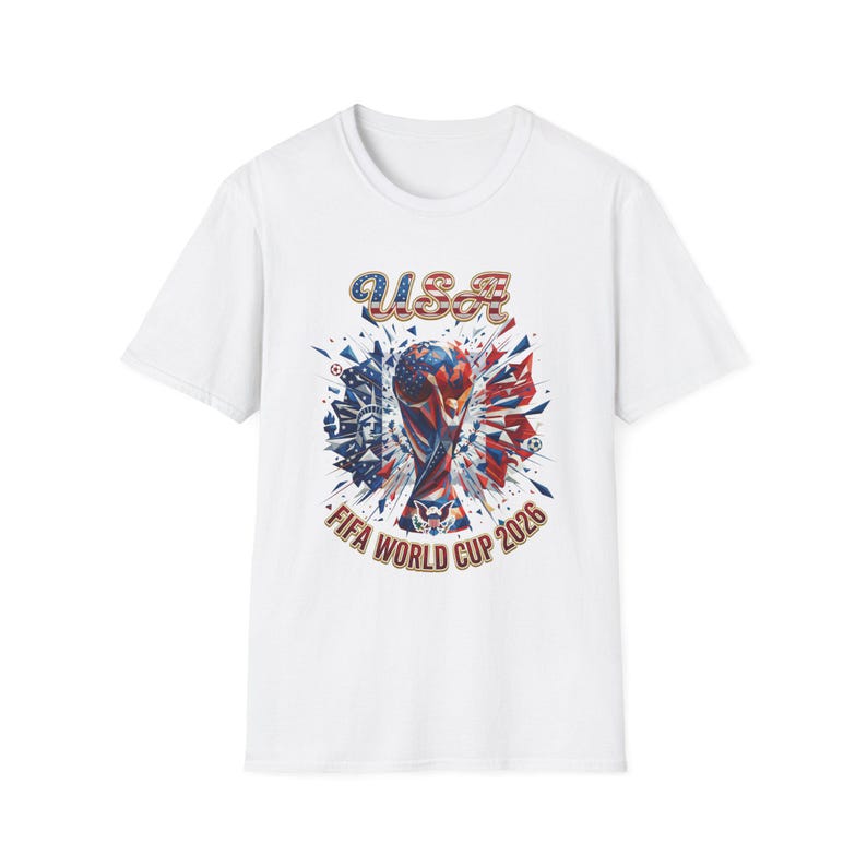 Camiseta de la selección de fútbol de EE. UU. para la Copa Mundial de 2026 / Camiseta de fútbol USMNT con arte cinético imagen 2
