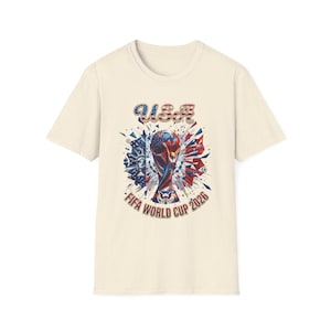 Camiseta de la selección de fútbol de EE. UU. para la Copa Mundial de 2026 / Camiseta de fútbol USMNT con arte cinético imagen 6