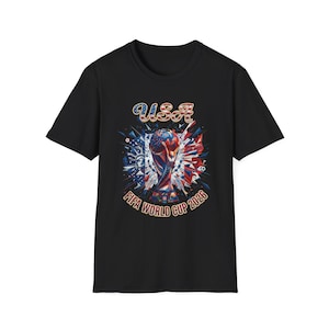 Camiseta de la selección de fútbol de EE. UU. para la Copa Mundial de 2026 / Camiseta de fútbol USMNT con arte cinético imagen 1