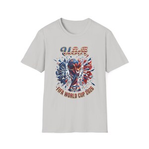 Camiseta de la selección de fútbol de EE. UU. para la Copa Mundial de 2026 / Camiseta de fútbol USMNT con arte cinético imagen 4