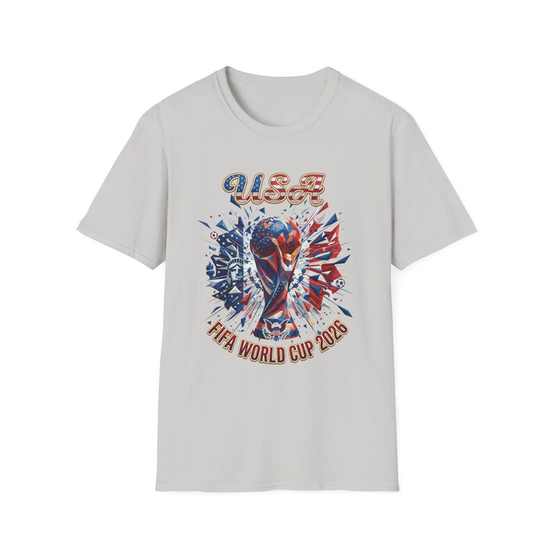 Camiseta de la selección de fútbol de EE. UU. para la Copa Mundial de 2026 / Camiseta de fútbol USMNT con arte cinético imagen 4