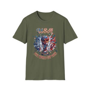 Camiseta de la selección de fútbol de EE. UU. para la Copa Mundial de 2026 / Camiseta de fútbol USMNT con arte cinético imagen 8