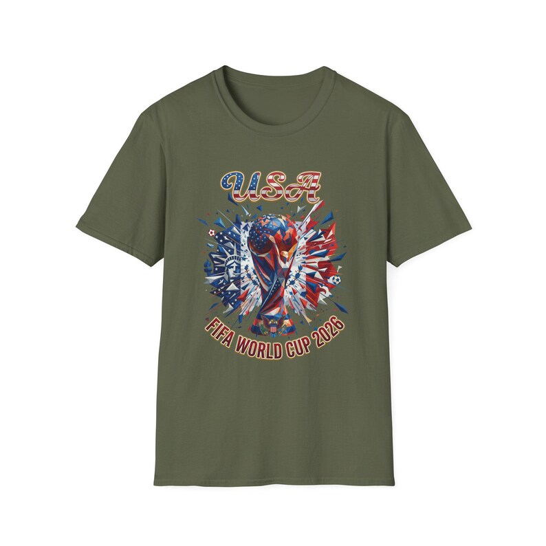 Camiseta de la selección de fútbol de EE. UU. para la Copa Mundial de 2026 / Camiseta de fútbol USMNT con arte cinético imagen 8
