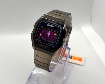 Reloj digital modificado (holográfico)