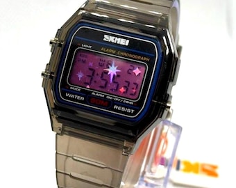 Modded Jelly Digital Watch (Holographic)