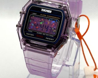 Modded digital watch (Gameboy Purple)