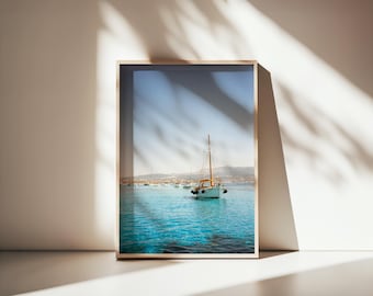 Greece Boat Print | Paros (Digital Download)